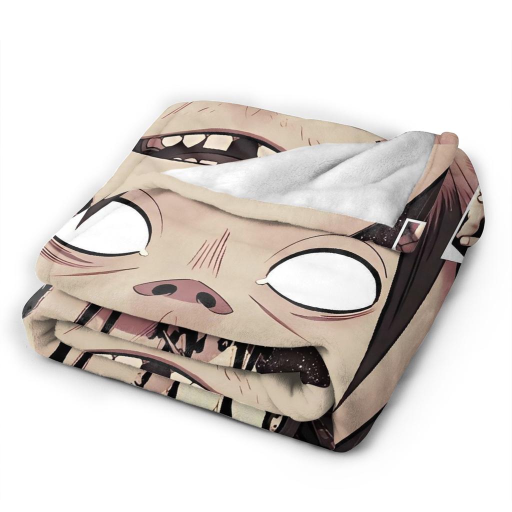 Music Band G-gorillazs Soft Blankets Picnic Plush Throw Blanket Aesthetic Home Decor Flannel Bedspread Sofa Bed Cover