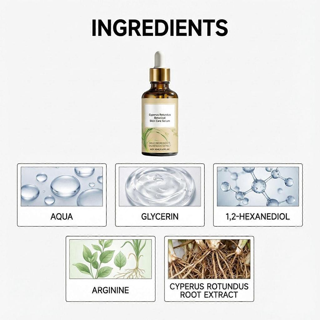 Amz Cyperus Skincare Essence Gentle And Moisturizing, Protects Skin, Smooth Texture, Hydrating And Easy-To-Apply Essence
