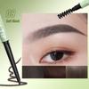 10 Color Ultra Fine Triangle Eyebrow Pencil Precise Brow Definer Long Lasting Waterproof Morandi Cool Brown Eyebow Makeup