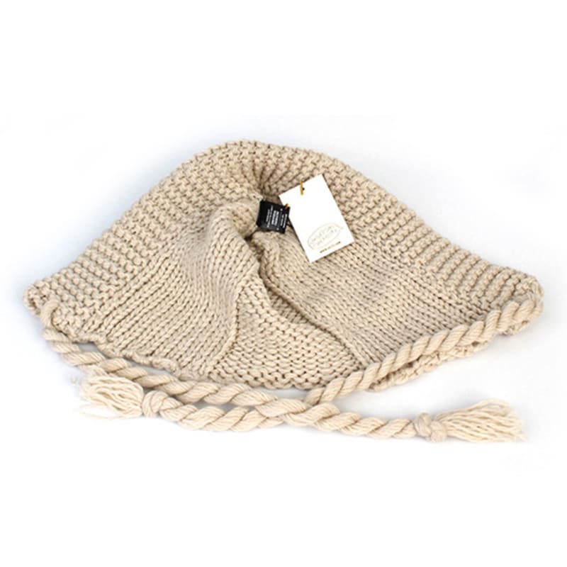 Universal Chemistry Rope Beige Knit Bonnet Hat