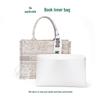 Silk Book Tote Organizer & Cosmetic Inner Lining Bag