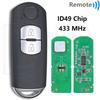 Great 433MHz SKE13E-01/02 Universal ID49 Chip Smart Car Remote Control Key For Mazda 3 6 CX-5 MX-5 CX-3 CX-4 CX-5 Axela Atenza