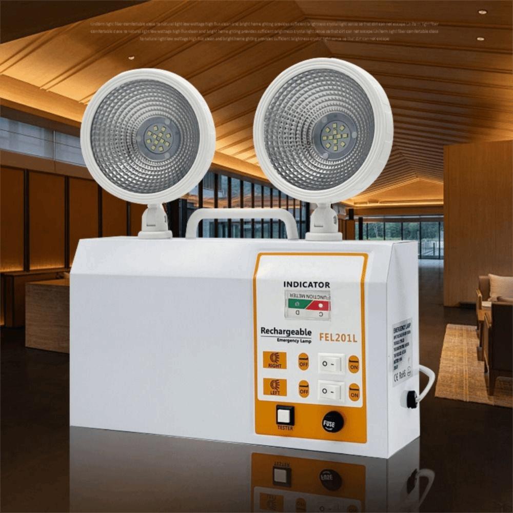 3W Power LED Emergency Light Double Head Fire Emergency Light Emergency Light  Corridor Lighting