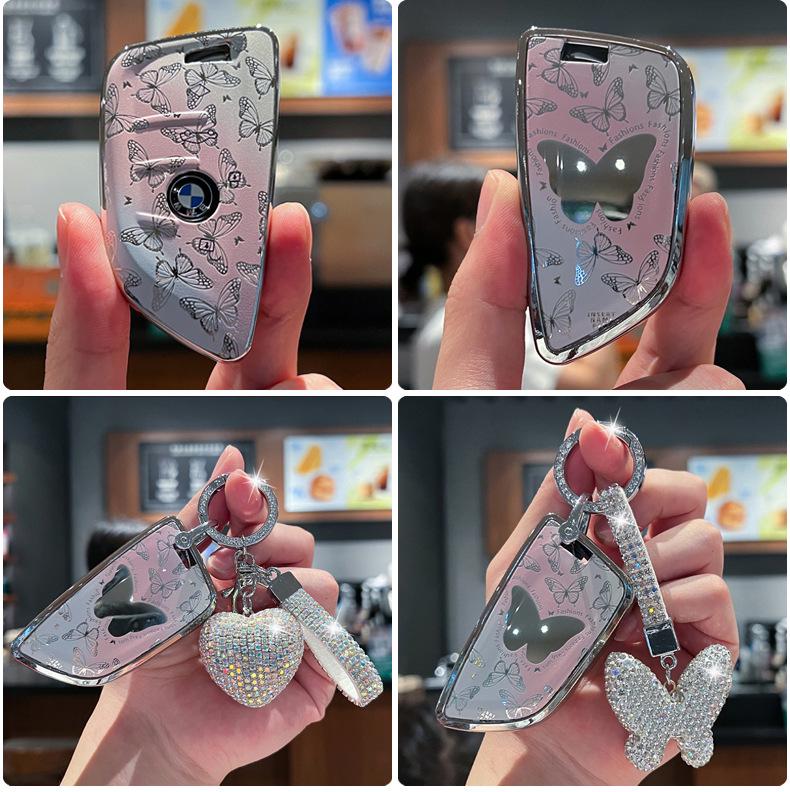 BMW Series 1-7 & X1-X5 Key Case: Blade 530 Shell Buckle for 320 Models (Female)