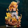In Stock 22cm Drogan Boll Z Gotenks Figure Gotenks Sjj3 Pvc Action Figures Gk Statue With Light Base Collection Model Toys
