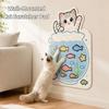 Non-Slip Backing Wall Scratching Mat Wall Mount Furniture Protector New Cat Scratcher Pad  Home Use