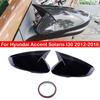 Pentru Hyundai Accent Solaris 2012-2016 Capac Oglindă Laterală Retrovizoare Auto Capac Aripă Exterior Autocolant Ușă Carcasă Ornament Fibră de Carbon