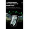 WEST BIKING Computadora Inteligente GPS para Bicicleta Pantalla Grande Velocímetro Inalámbrico para Ciclismo IPX7 Impermeable Ligero Odómetro de Bicicleta