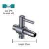 Stainless Steel Aquarium Air Regulating Valve with Oxygen Pump and Air Pipe