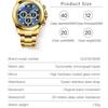 OLEVS 6638 TOP Brand Automatic Mechanical Watch for Men Multi-function Chronograph Date Waterproof Luxury Original Watch Men