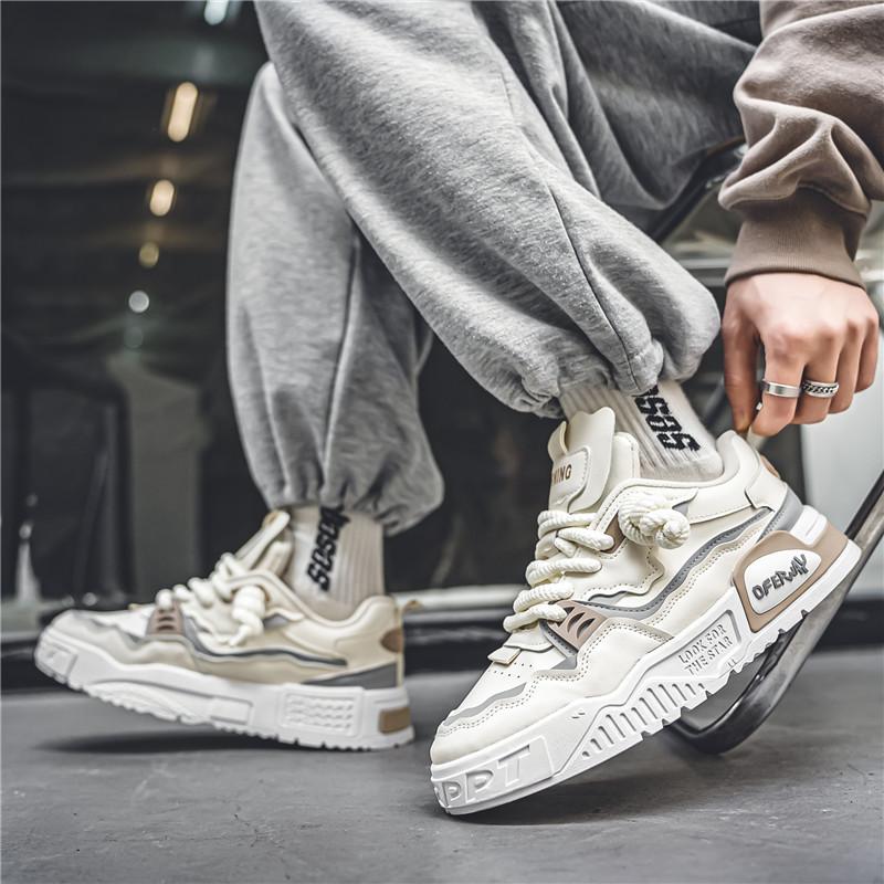Herrenschuhe Sneakers Herren Freizeitschuhe Freizeit Luxus Herren Wanderschuhe Chunky Trend Stakeboard Schuhe für Männer Sport Laufschuhe Herrenschuhe