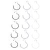 5pcs Hook Multipurpose Spa Beauty Salon Wardrobe Closet Hanging Hook for Bathrobe Scarf Belt