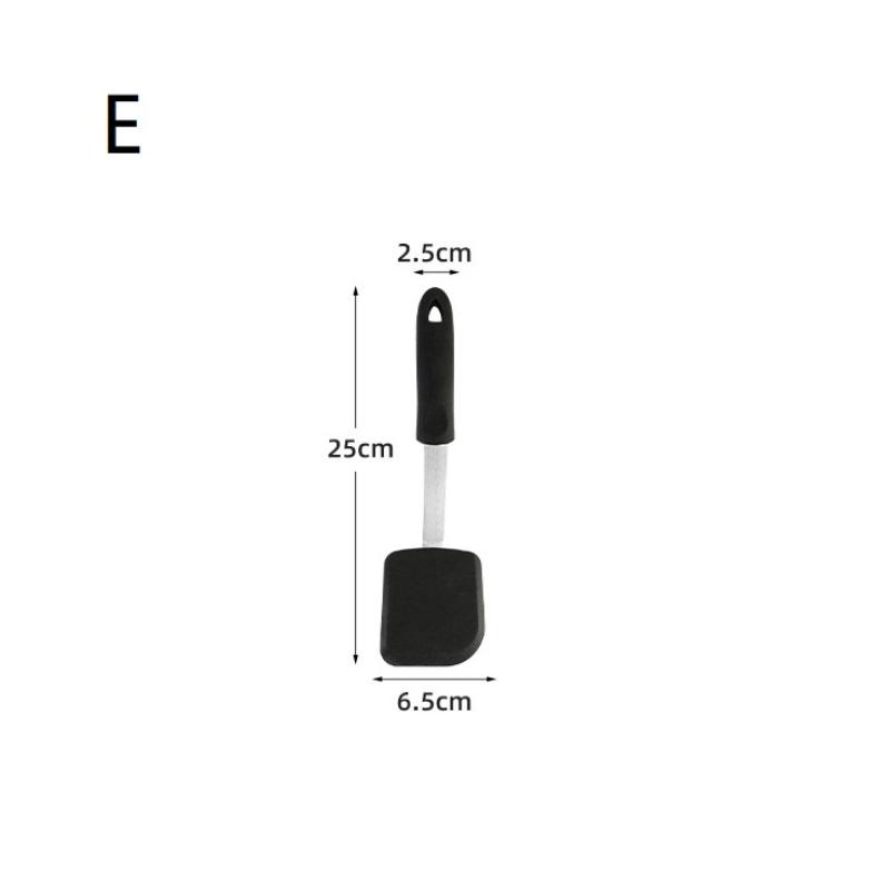 Frying Shovel Leaking Shovel Cooking Utensils Stainless Steel Silicone Kitchenware Fried Fish Steak Spatula Cooking Tool