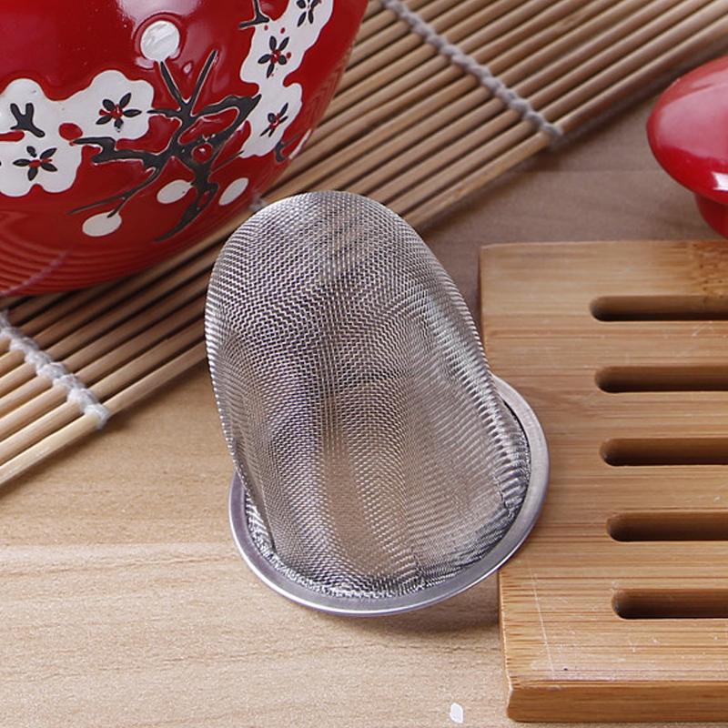 Mode Lyx Återanvändbart te Rostfritt stål Mesh Te Infuser Te Kaffe Sil Tekanna Te Te Blad Kryddfilter Dryckesartiklar Kökstillbehör