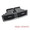 ABBY-Car Interior Dash AC Air Outlet Vent Grill For Skoda Superb 2 MK2 3T 2009-2015 3T0820951 3T0819701 3T0819702