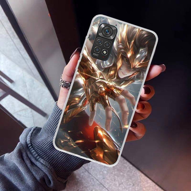 Saint Seiya Cool Phone Case For Xiaomi Poco X5 X6 X7 Pro F7 Ultra M7 Redmi 15C 15 13C 13 12C 12 10 10C 10A 9 9C 9T 9A Cover Poco
