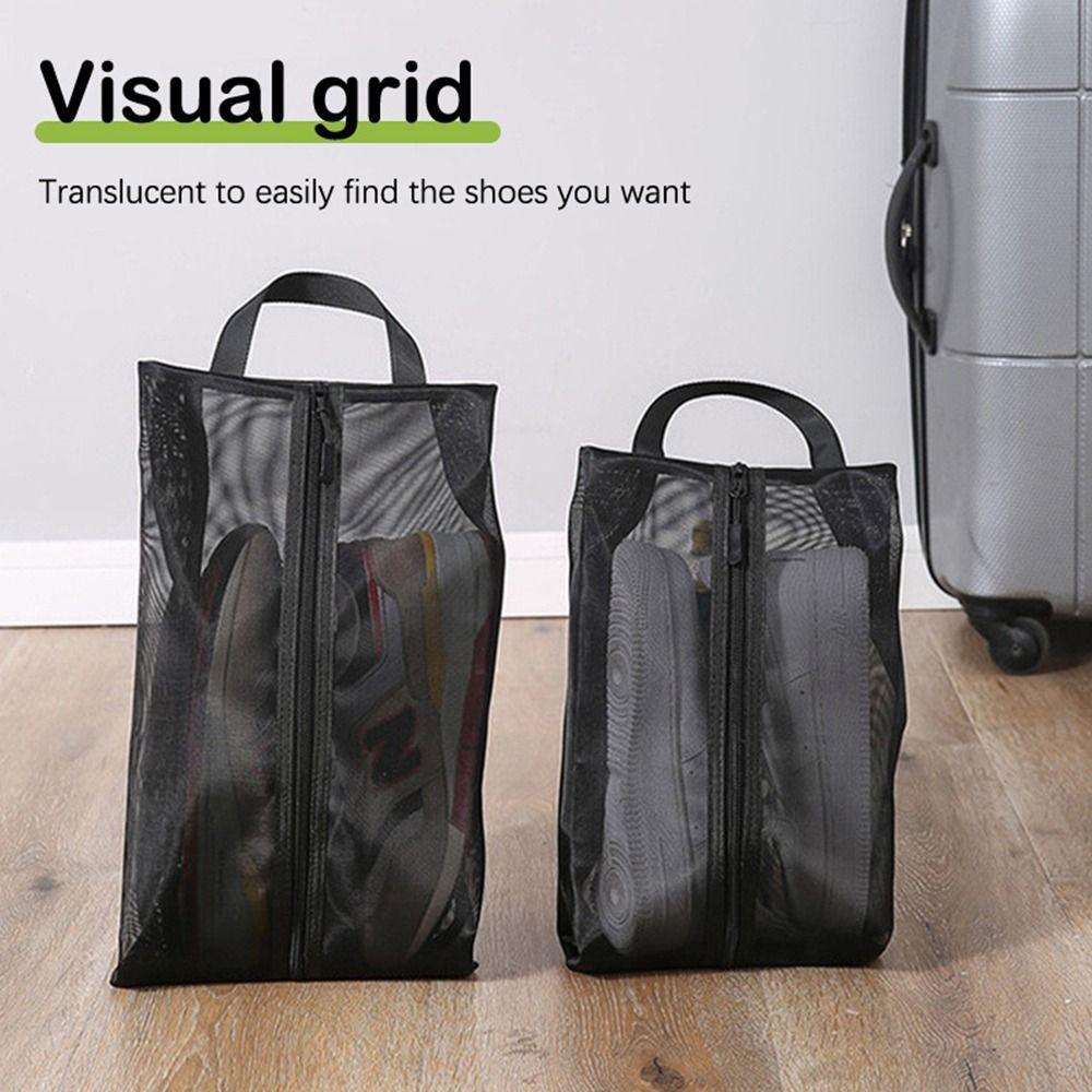 1Pcs Makeup Laundry Bag Shoe Storage Bag with Zipper Closure Shoe Organizer  for Men Women