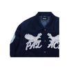 Palace Double Dragon Tour Jacket With Eagle Pattern And Embroidered Logos Unisex Outerwear Navy P23JK176