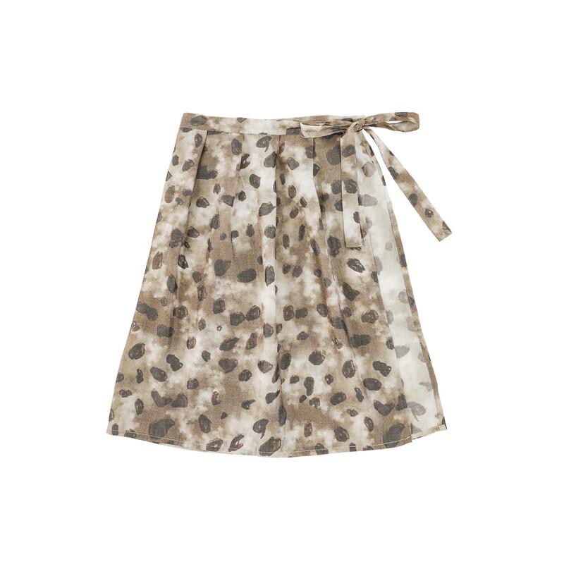 

Youyou Girls Leopard Print Winter Casual Skirt 100