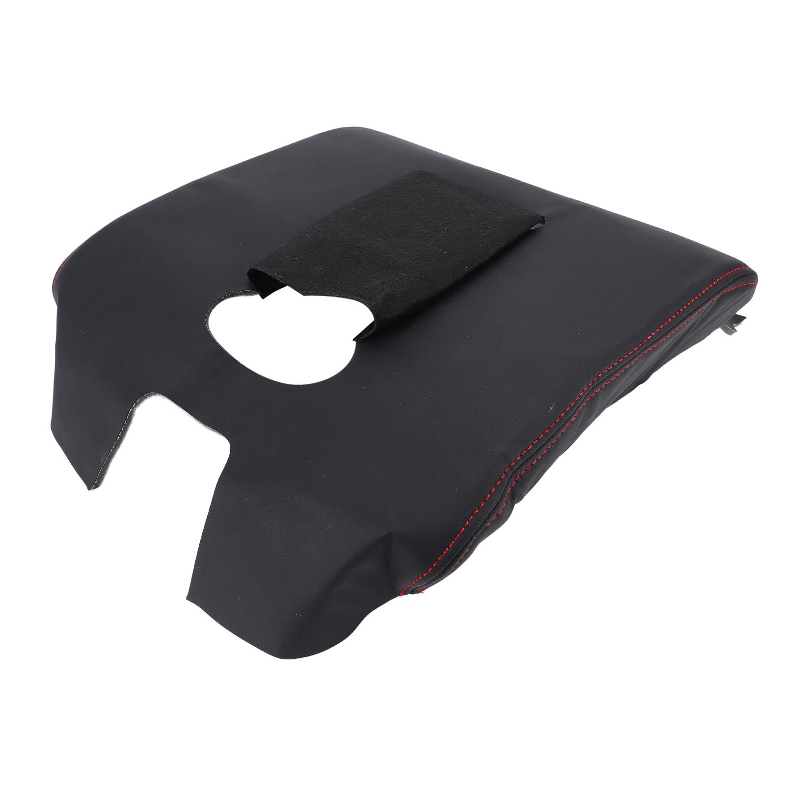 

Чохол на центральну консоль автомобіля зі штучної шкіри, водостійкий, зручний, стійкий до подряпин, захисник підлокітника чорний