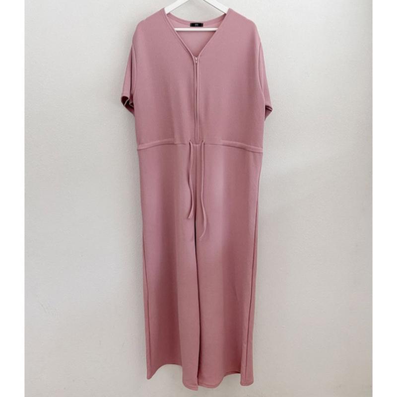 Shop Women Zip Up Y Open One Mile dailY 5 1 Jumpsuit Pink Ara Wpt 3239