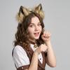 Wiederaufladbare Plüschtier-Ohren Comic-Ausstellung COS-Simulation Katzenohren Kopfschmuck Abnehmbare Elektrische Ohren Tierohren Stirnband