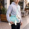 Pet Carrier for Small Pets Crossbody Carrier, Dog Sling with Four Leg Holes, Breathable Portable Handbag Adjustable Strap Dogs Cats Lightweight