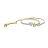 Iced Out Bling Beaded CZ Heart Bracelet for Women