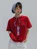 Aenhacheu French Muse Artwork Tee_Red