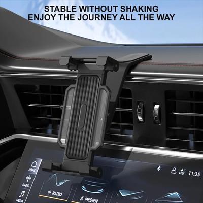 Xnyocn Araba Tablet Standı Kolay Yapıştır Montaj Standı 4-13 İnç Evrensel Tutucu Gösterge Paneli Orta Konsol iPad Xiaomi Huawei Tab PC için