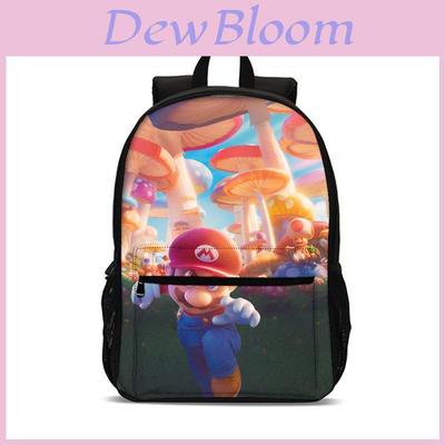 Super Mario Bros Backpack For Kids With Breathable Nylon Material Suitable For School And Gift Use