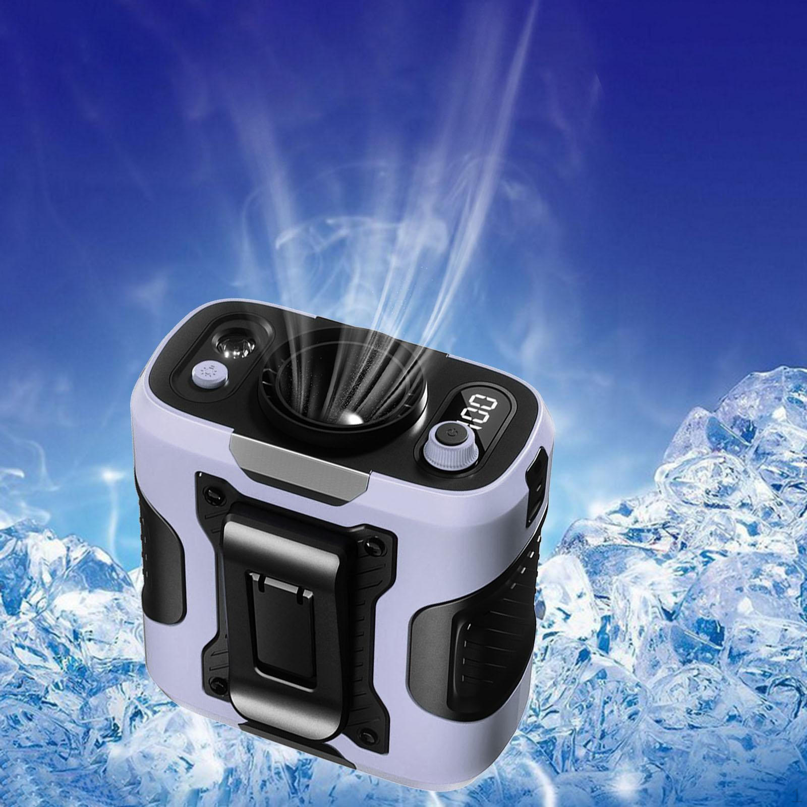 

Портативний Вентилятор Кондиціонер 100 Регульований USB Багатофункціональний Ручний Міні з Кліпсою для Пояса для