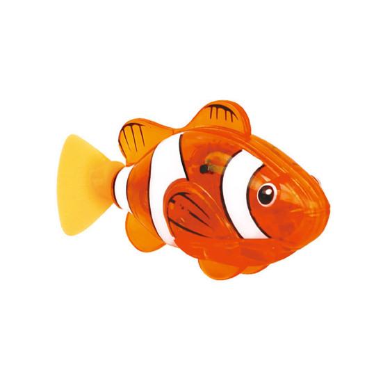 Magic Water Activated Glowing Swimming Fish Waterproof Interactive Robot Fish with Electric Movement Neon Deep-Sea Disco Bath Toy