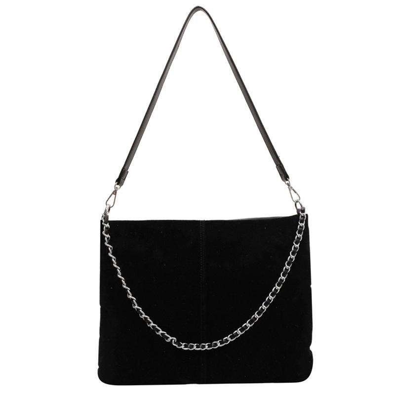 Large Capacity Bag Women's Autumn Versatile New Retro Matte Shoulder Messenger Bag Chain Tote Bag