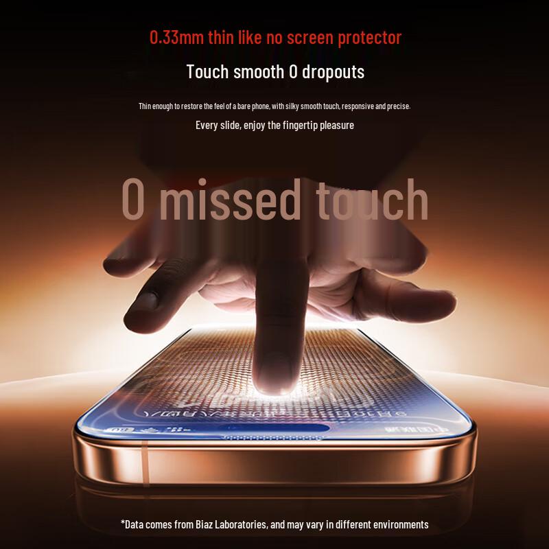 Biaoyi AR Enhanced Displayschutzfolie für iPhone 17 Pro Max