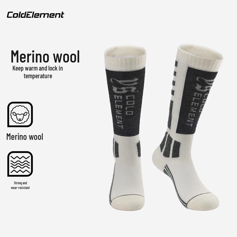 COLDELEMENT Merino Wool Ski Socks