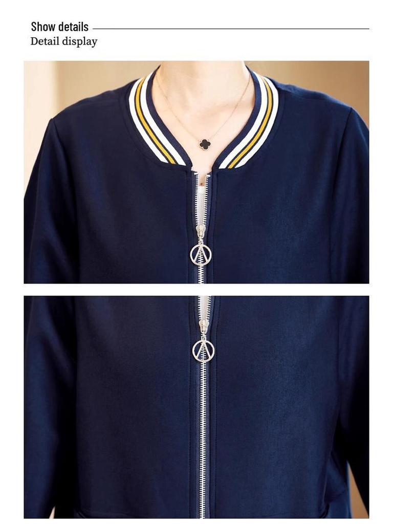 2024 Spring Sports Suits: Trendy Jackets & Two-Piece Sets for Middle-aged Women