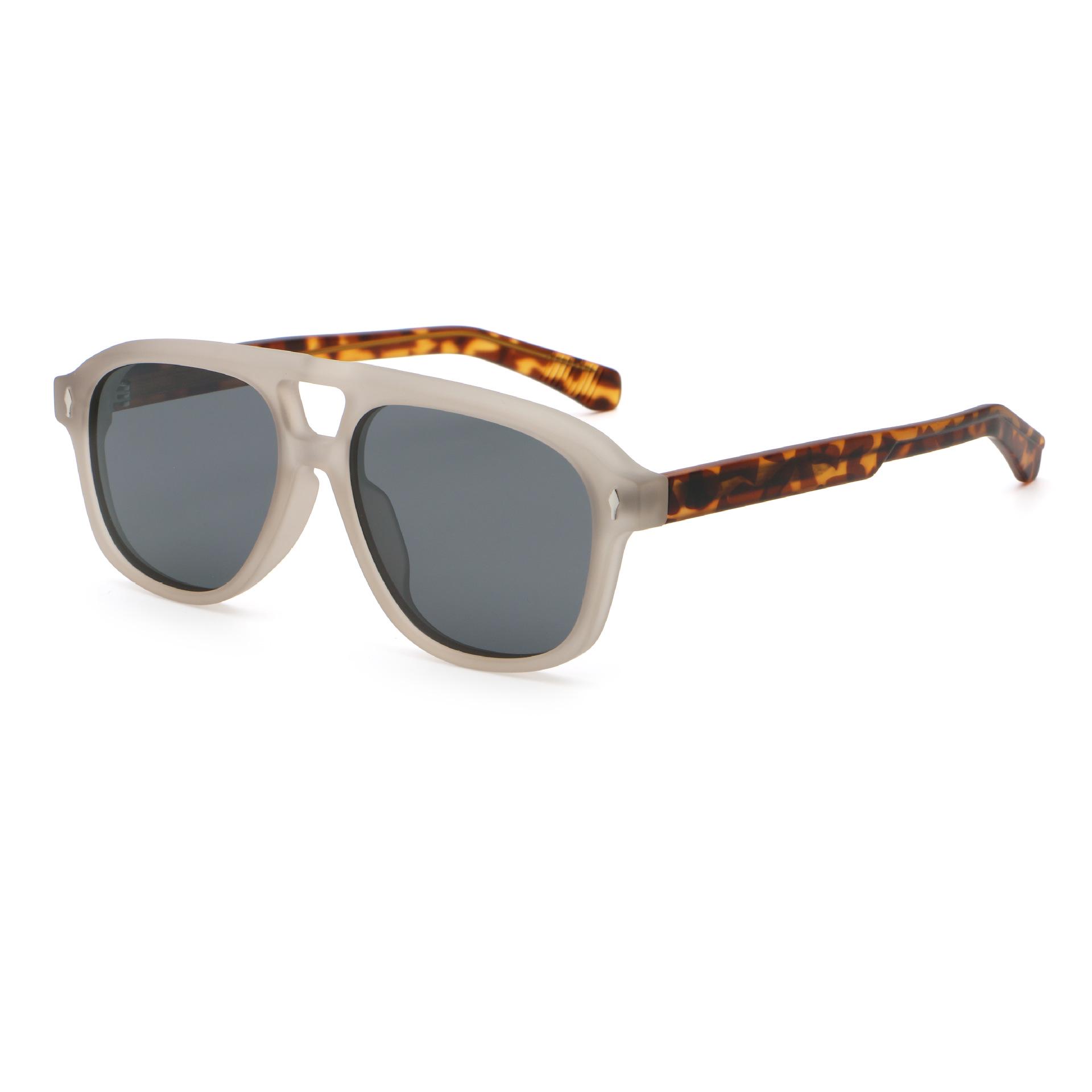 9886P Unisex Polarized Toad Frame Sunglasses - Slimming Design  UV Protection