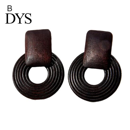 Women Earrings 1 Pair Hollow Out Round Jewelry Earring Exaggerated Beads for Vacation Fashion