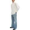 Coach Solid Color Single-Breasted Tailcoat Long Sleeve Shirt Men Shirts Ivory CX662-VT5