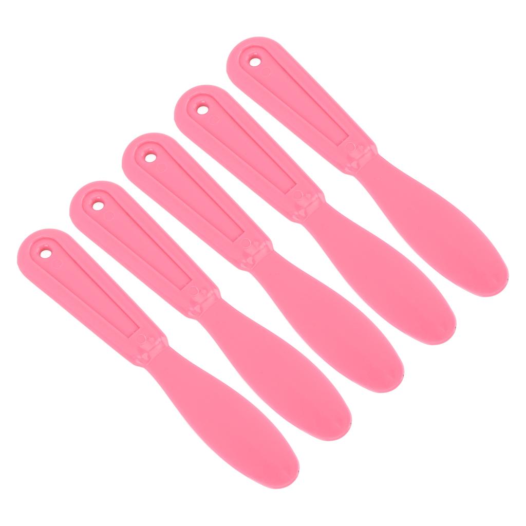 5PCS Plaster Spatula Plastic Ergonomic Design Easy to Clean Wear Resistant Mixing Stirring Spatula