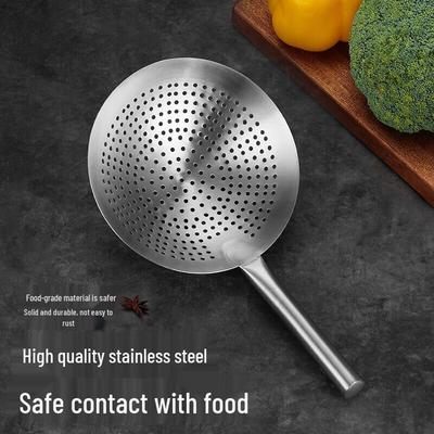 NHZHIW 30cm Stainless Steel Skimmer Ladle