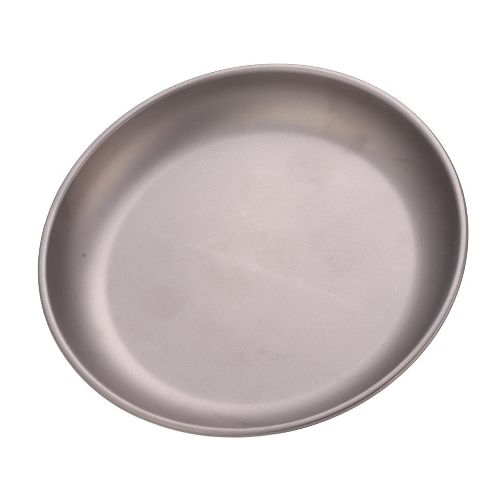 Pure Titanium Saucer Dishes Outdoor Tableware Camping Hiking Plates Cutlery Picnic PlateLarge