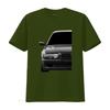 E38 750 Classic Retro Automotive Maglietta Uomo Design Vista Frontale a Metà vintage Lavato abbigliamento firmato homme grafica Elastica
