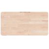 Vidaxl Blat Do Łazienki, 80X40X1,5 Cm, Surowe Lite Drewno