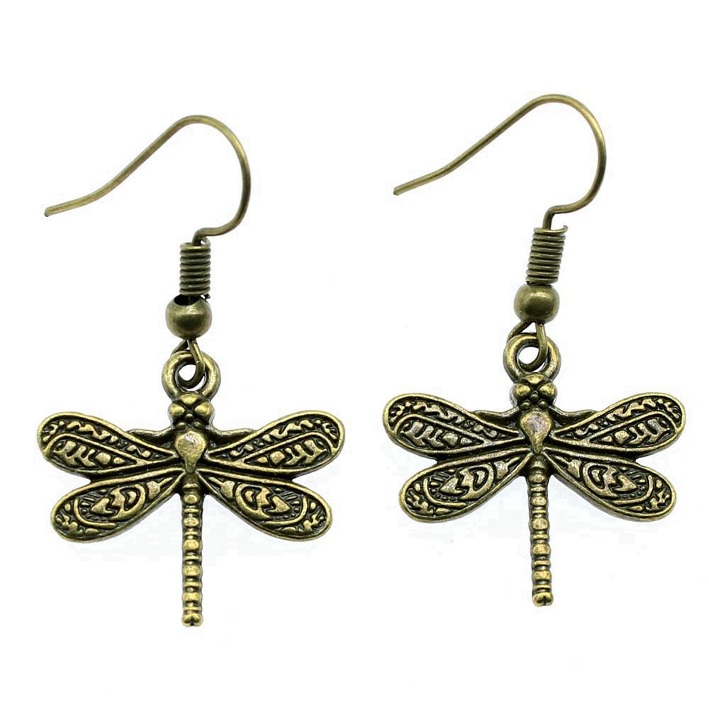 Sweet and Fashionable Dragonfly and Butterfly Drop Earrings Delightful Gift for Her on Vacations