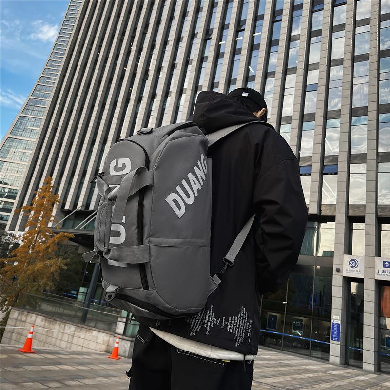 Large Capacity Travel Bag Portable Luggage Bag Dry And Wet Separate Sports Fitness Bag