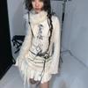 Japonské Harajuku Vintage Tops Tričko Fairycore Ženy Estetické Grunge Tričko Y2k Streetwear Grafika Trička Dámské košile