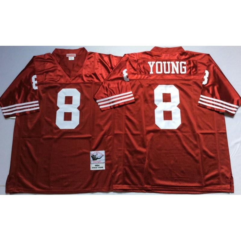San Francisco 49ers Retro Embroidered NFL Football Jersey Men Women Cotton Blend Sportswear Training Casual Wear