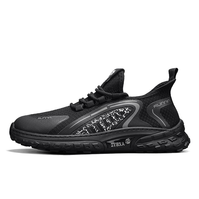 Fashion Mens Lightweight Mesh Breathable Casual Sports Shoes Summer Soft Sole Comfortable Anti Slip Outdoor Running Shoes Male Sneakers